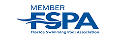 This is the logo of FSPA meaning that Fratelli Pool Service is a blue member